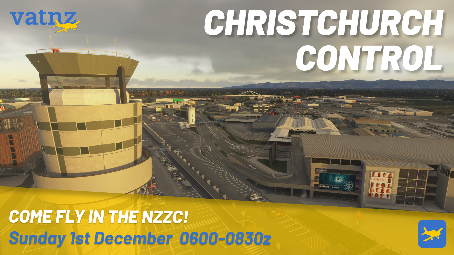 Christchurch Control: 1st December