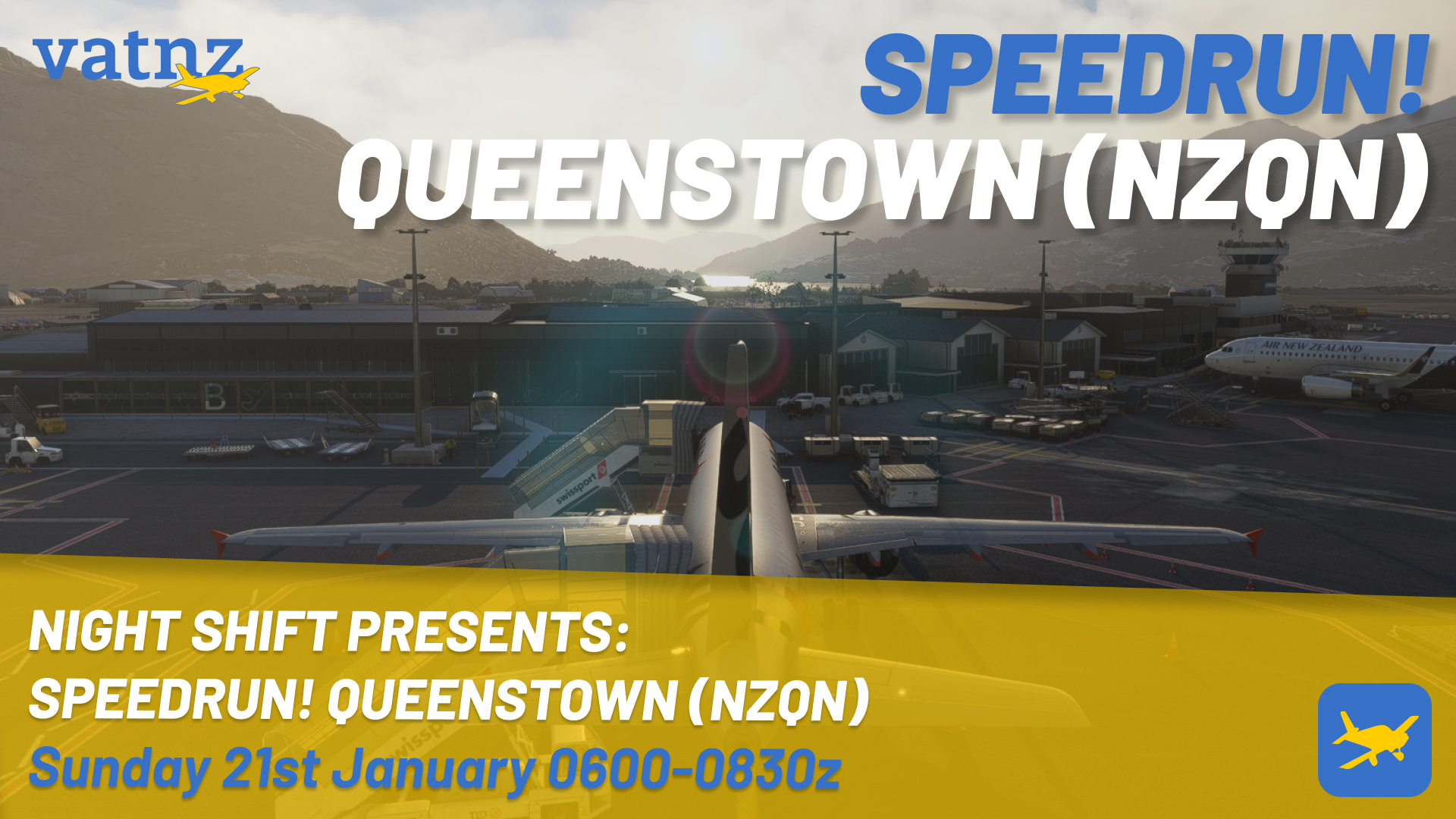 Night Shift Presents: Speed Run! Queenstown (NZQN)