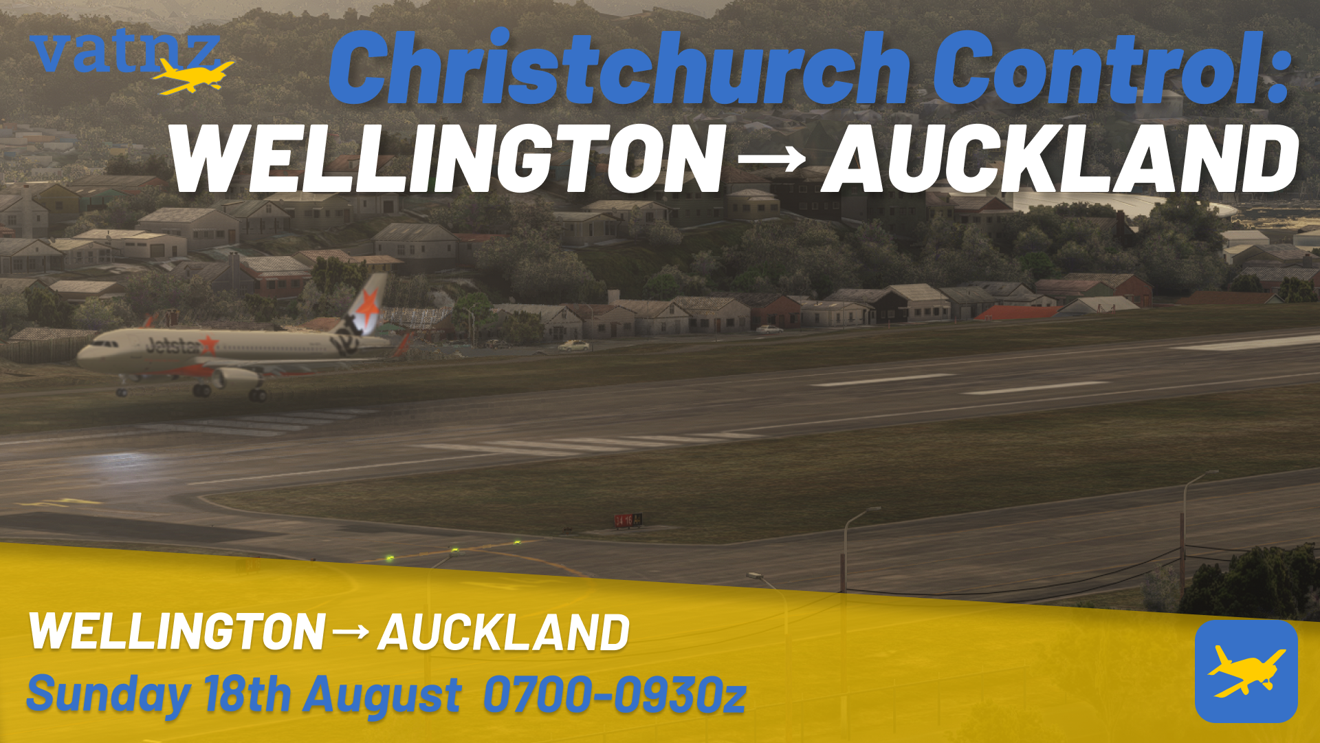 Christchurch Control: Wellington-Auckland